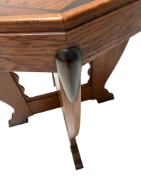 Art Deco Amsterdamse School Coffee Table in Oak, 1920s